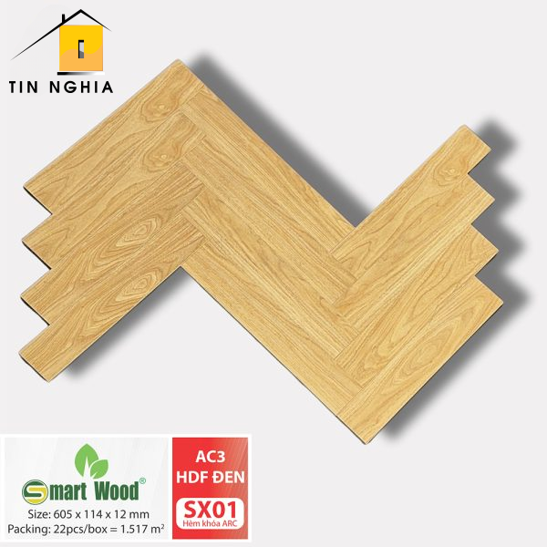 SÀN GỖ XƯƠNG CÁ SMARTWOOD SX01