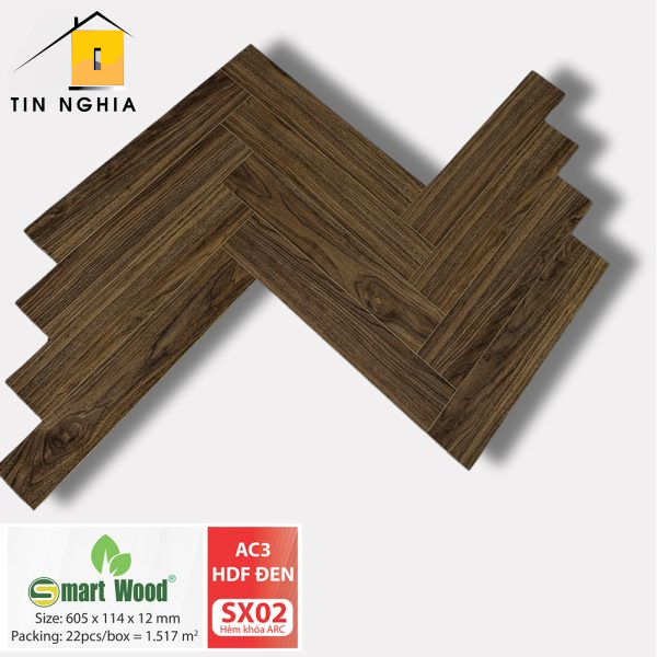 SÀN GỖ XƯƠNG CÁ SMARTWOOD SX02