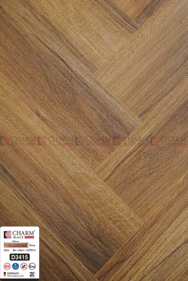 Alternative view of Sàn gỗ xương cá Charmwood D3415