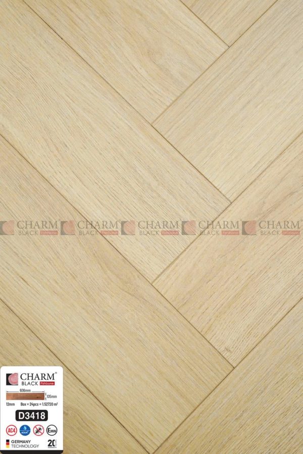 Alternative view of Sàn gỗ xương cá Charmwood D3418
