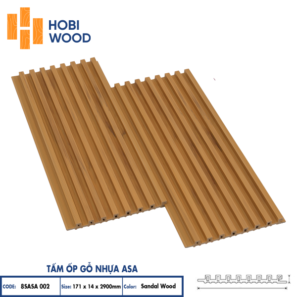 Tấm ốp 8SASA 002 - Sandal Wood