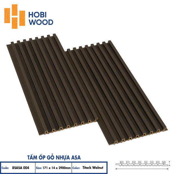 Tấm ốp 8SASA 004 - Titack Walnut