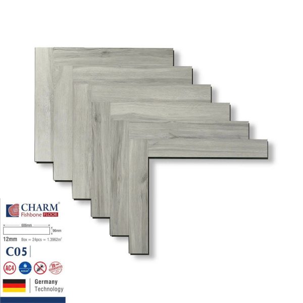 Sàn gỗ xương cá Charmwood C05
