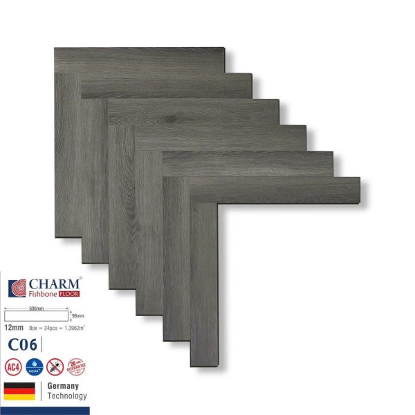 Sàn gỗ xương cá Charmwood C06