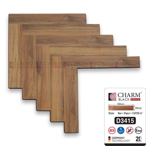 Sàn gỗ xương cá Charmwood D3415