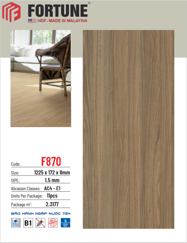 Sàn gỗ Fortune F870