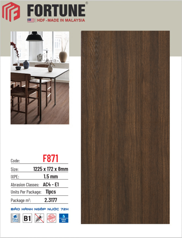 Sàn gỗ Fortune F871