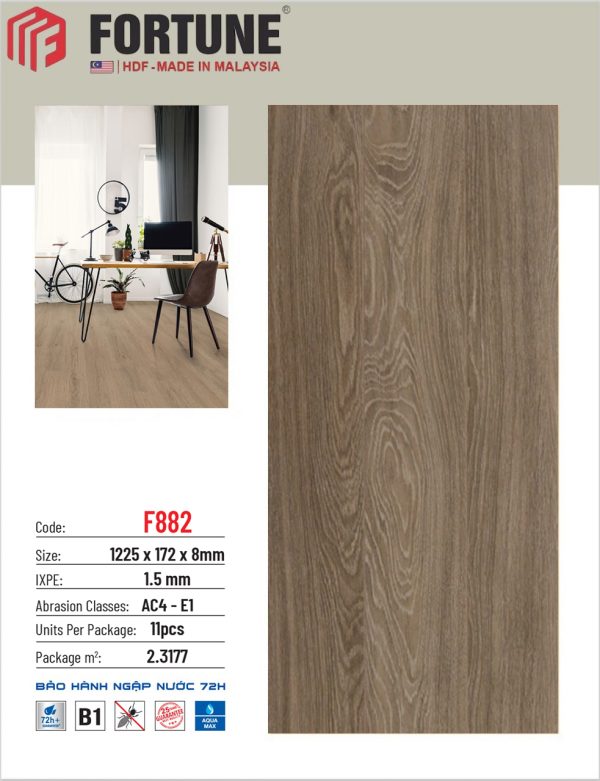 Sàn gỗ Fortune F882