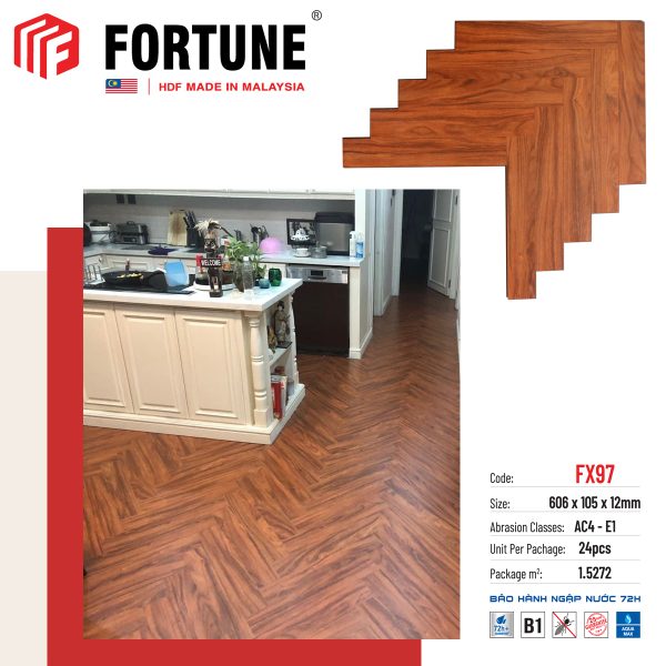 Alternative view of Sàn gỗ Fortune FX97