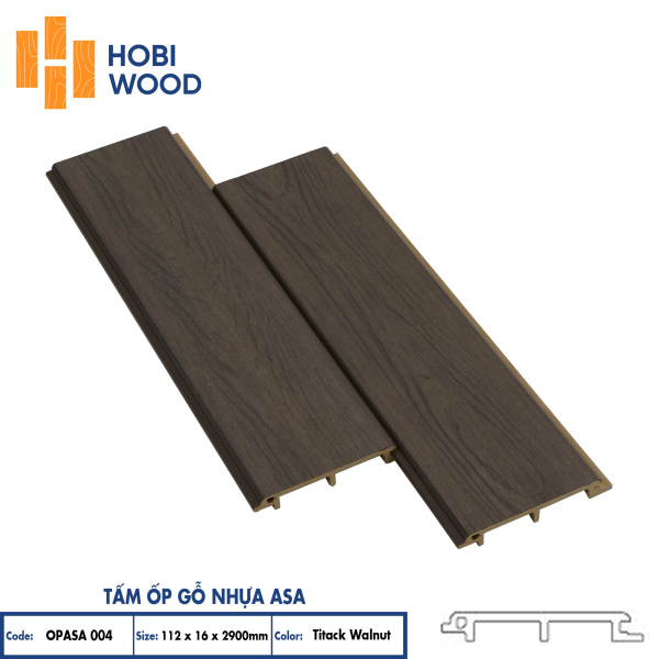 Tấm ốp OPASA 004 - Titack Walnut