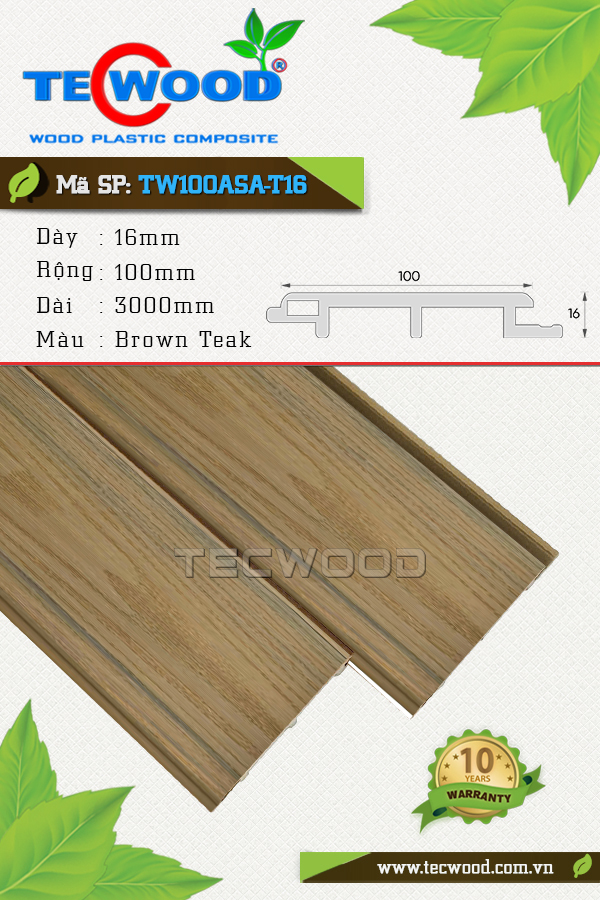 Ốp TW100ASA-T16 Brown Teak