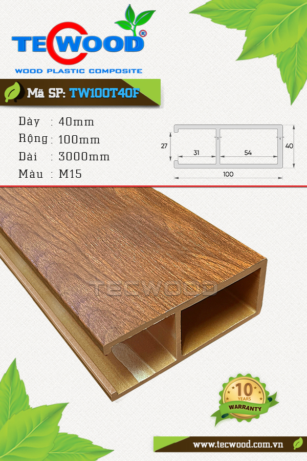 Thanh lam TW100T40F M15