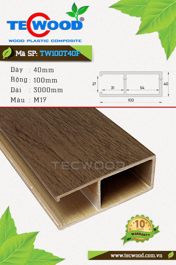 Thanh lam TW100T40F M17