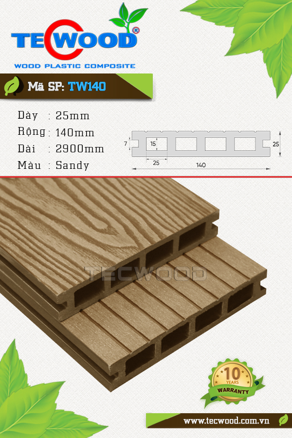 Ván sàn TW140 3D Sandy