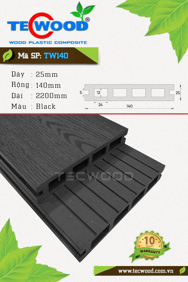 Ván sàn TW140 Black