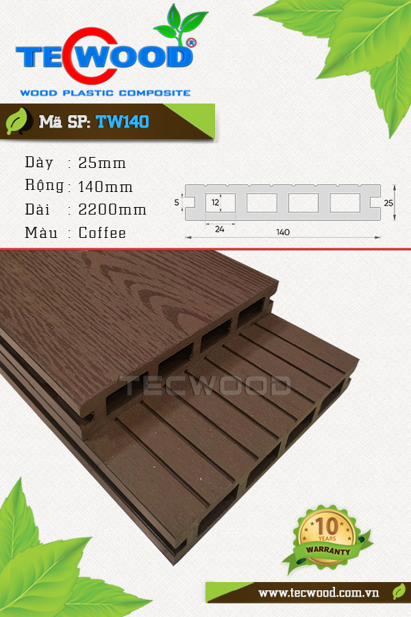 Ván sàn TW140 Coffee
