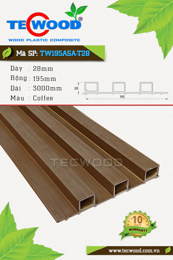 Ốp TW195ASA-T28 Coffee