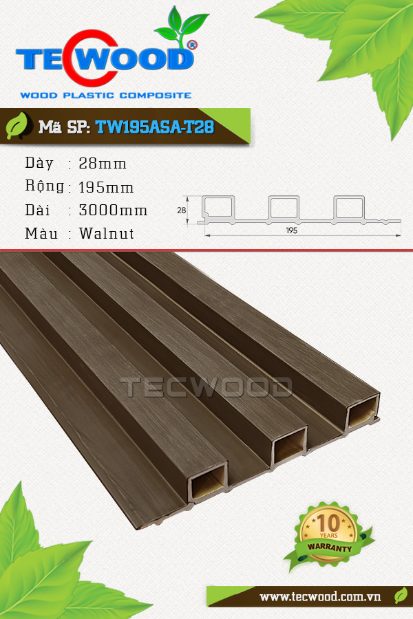 Ốp TW195ASA-T28 Walnut