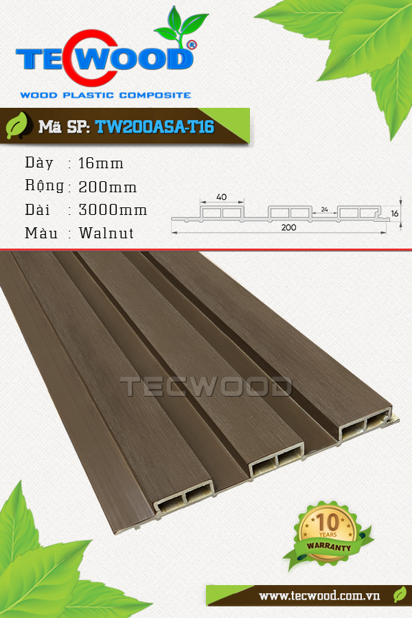 Ốp TW200ASA-T16 Walnut