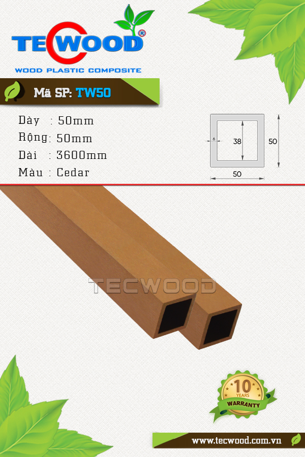 Thanh lam TW50 Cedar