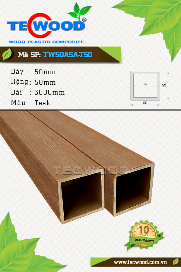 Trụ cột TW50ASA-T50 Teak