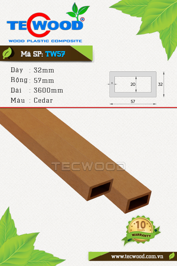Thanh lam TW57 Cedar