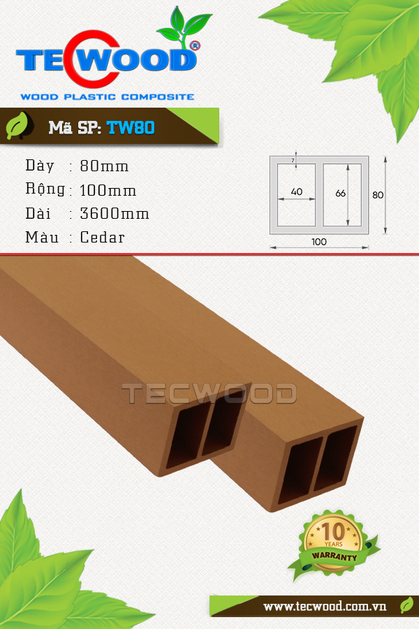 Thanh lam TW80 Cedar