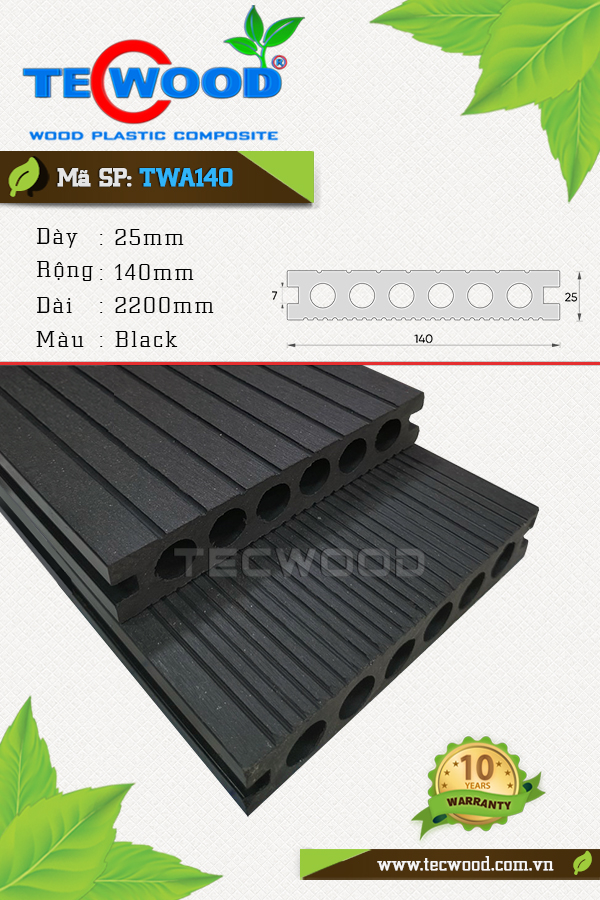 Ván sàn TWA140 Black
