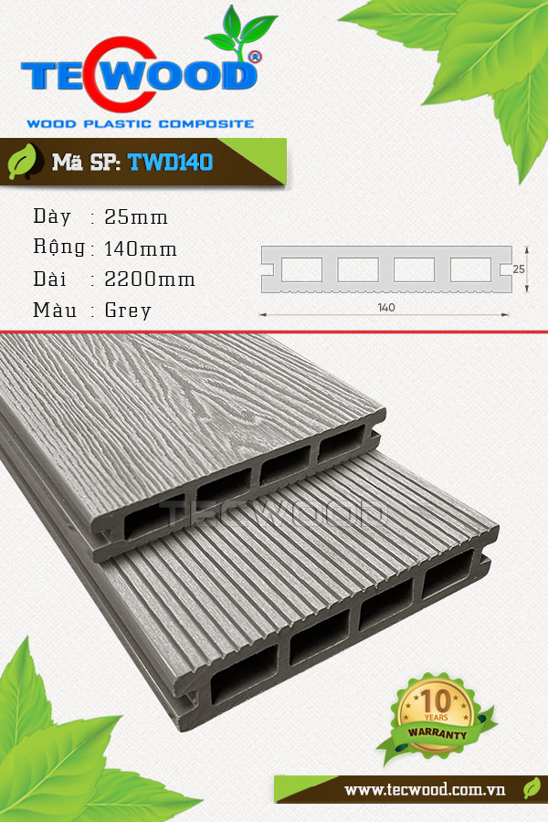 Ván sàn TWD140 Grey