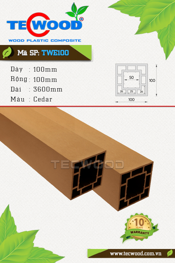 Trụ cột TWE100 Cedar