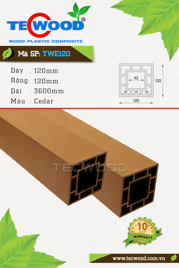 Trụ cột TWE120 Cedar