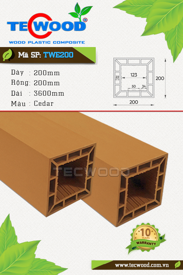 Trụ cột TWE200 Cedar