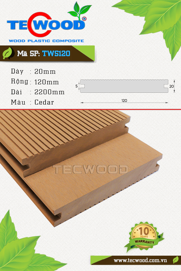 Ván sàn TWS120 Cedar