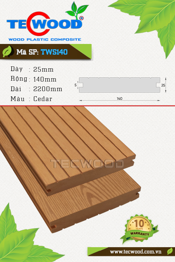 Ván sàn TWS140 Cedar