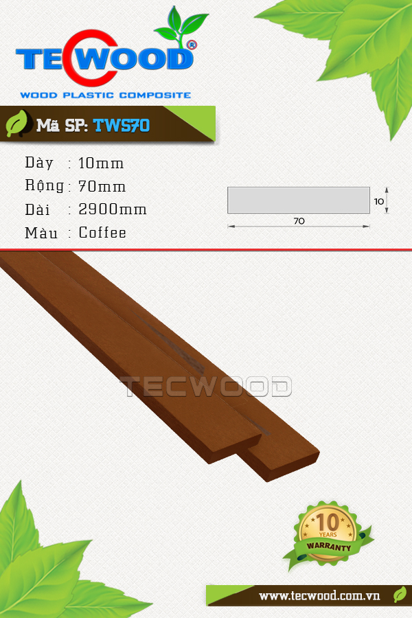 Thanh lam TWS70 - 10 Coffee