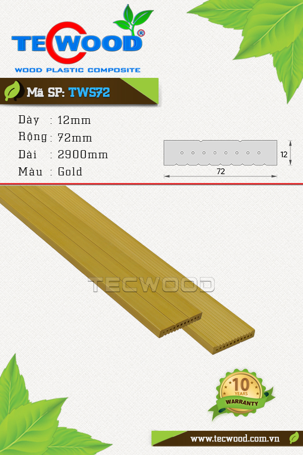 Thanh lam TWS72 Gold