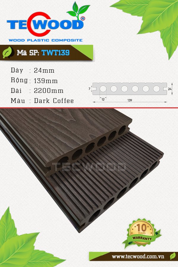 Ván sàn TWT139 DarkCoffee