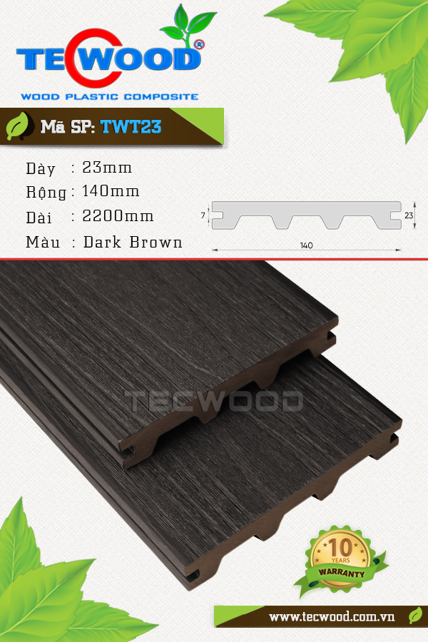 Ván sàn TWT23 Dark Brown
