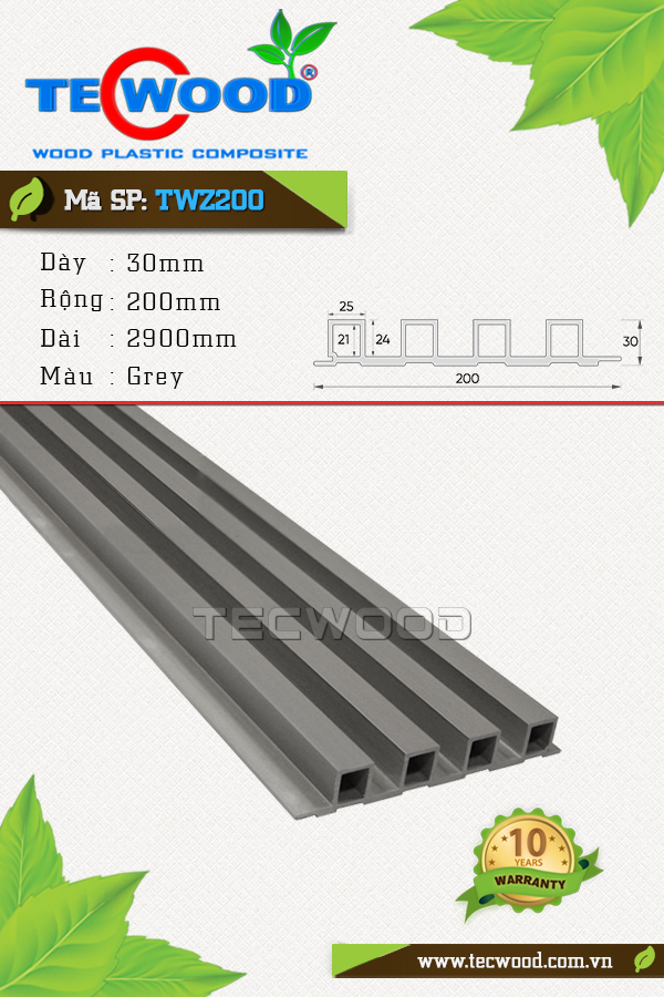 Ốp TWZ200 Grey