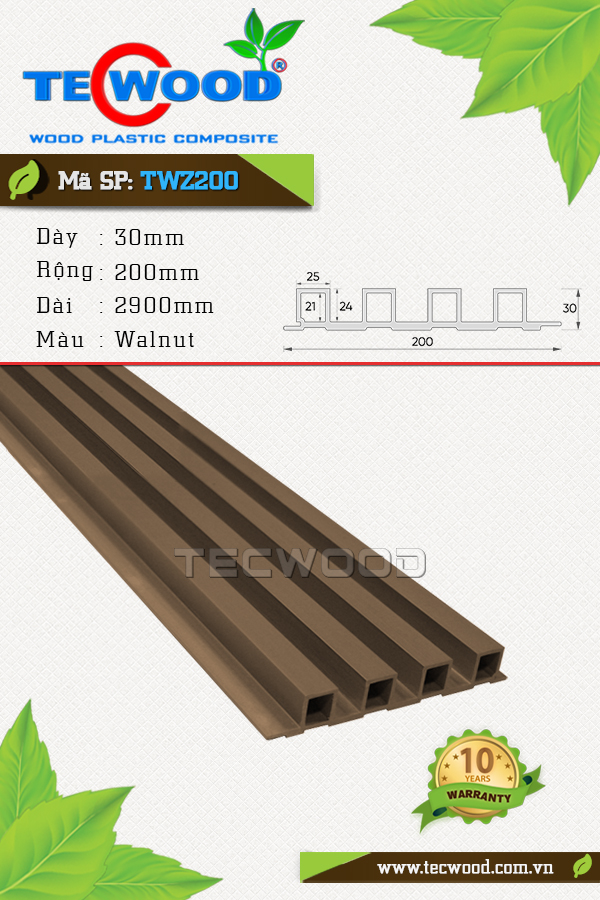 Ốp TWZ200 Walnut