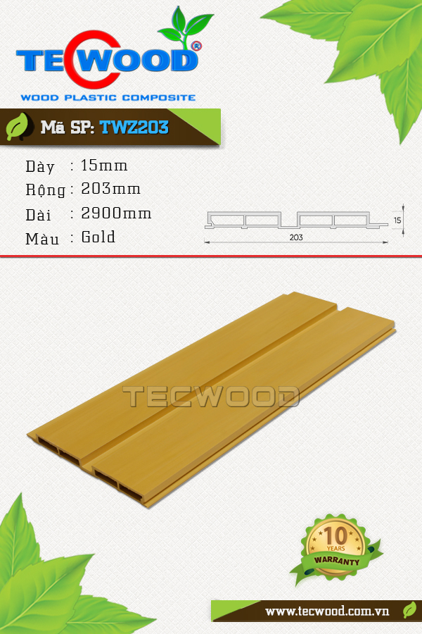 Ốp TWZ203 Gold