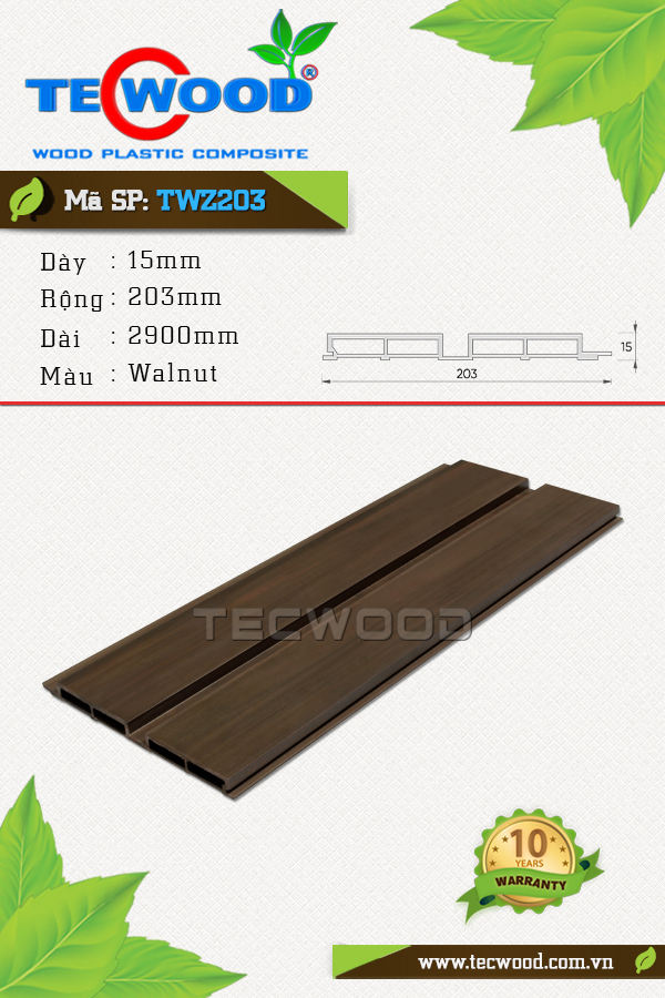 Ốp TWZ203 Walnut