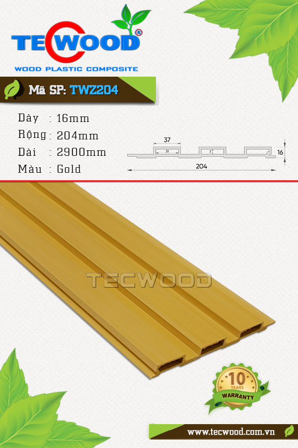 Ốp TWZ204 Gold