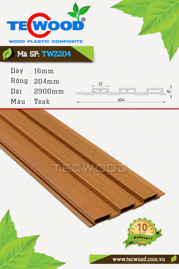 Ốp TWZ204 Teak