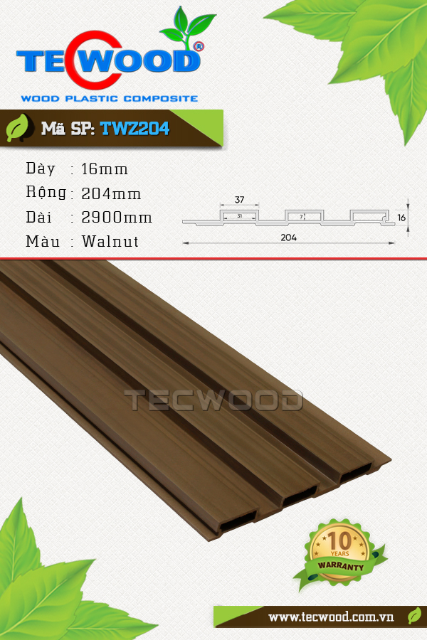 Ốp TWZ204 Walnut