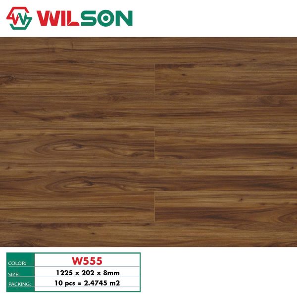 SÀN GỖ WILSON W555 8MM